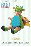Boo Babies Halloween Costume Green Lil Dragon Sz 9-18 Months 4 Pieces Wings by Boo Babies [並行輸入品]