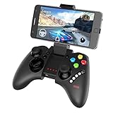 コントローラー ワイヤレスBluetooth 3.0マルチメディアゲームゲームコントローラージョイスティックゲームパッド ゲームパッド コントローラー (色 : Black, Size : One size)