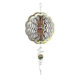 B Blesiya 3Dウィンドスピンナー　3D　金属　耐候性　魅力的　ホーム　ガーデン　装飾　全１０種　耐久性 - Style_8