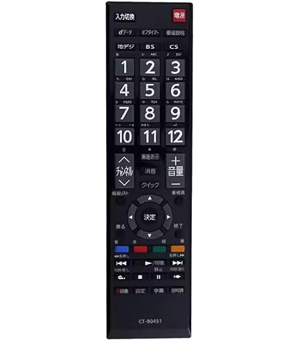 Amazon | TOSHIBA(東芝) 純正テレビ用リモコン CT-90442【部品番号