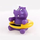 赤ちゃんのお風呂の温度計デジタルフロートおもちゃの安全温度計 (パープル)