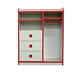 大川家具 岡製作所 マルチ収納 アンジュ 80cm幅 ピンク 179092