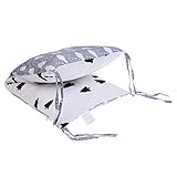 Lovoski ベビーベット用　ベビーカー　コットン　バンパー　ガード　ピロー　枕　まくら　ソフト　全5色 - 雲柄