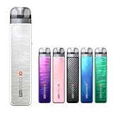 【正規品】Flexus Pro Kit 電子タバコ フレクサス プロ スターターキット 1200 mAhバッテリー 3ml pod型 5W-30Wの出力 エアフロー調節可 MTL DL ベイプ 初心者 コンパクト ニコチンフリー リキッドなし (Pearl White)