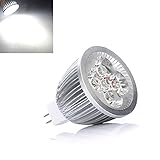 Mr16 5W 7000K 450Lm White 5 Led Spot Light Bulbs Dc 12V (Usa)