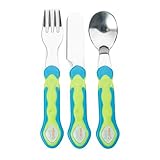 Vital Baby Stainless Steel Cutlery Set (Blue) by Vital Baby