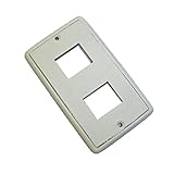 真鍮(しんちゅう)製 Switch Plate D ホワイト SP128WH