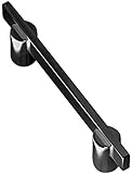 National Hardware BB8085 3-1/2" Meis Pull in Black Chrome Stanley [並行輸入品]