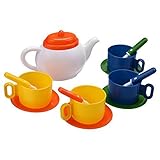 Arshiner Littler Kids Pretend Play Kitchen Set Tea Coffee Dishes Cup Spoon 13 Pieces/ Set [並行輸入品]