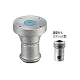 消雪パイプ 消雪ノズル 簡単清掃 散水 S-60型 従来式 埋没ノズル 穴 4 mm 散水数 片面3個 角度 30度 接続口径 22 mm 用 浅野金属工業 アミD