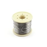 uxcell 抵抗線 抵抗ワイヤー カンタル AWG21 シルバートーン 30M長さ フリッジデールヒーター用