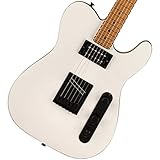 Squier by Fender エレキギター Contemporary Telecaster® RH, Roasted Maple Fingerboard, Pearl White ソフトケース付き
