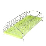 uxcell ディッシュプレートラック　ドライングオーガナイザー ドレーナーストレージホルダー キッチン　レストラン