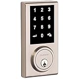 クイックセット92640 – 001 Contemporary電子キーパッドSingle円柱デッドボルトwithワンタッチ電動式ロック、 LIMED1