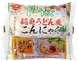 月のうさぎ 稲庭うどん風 こんにゃく 玉ねぎポン酢付き 170g 48食セット(24入×2)