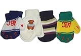 セットの4つのペアのマジックストレッチミトンfor Infants Ages 3 – 12ヶ月