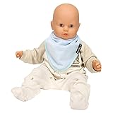 Mum2Mum (マムトゥーマム) Bandana Wonder Bib バンダナ ワンダー ビブ ベビーブルー スタイ よだれかけ [並行輸入品]