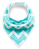 Morninggold ベビー ビブ 赤ちゃんのためのコットン制 三角 よだれかけ 無地 バンダナ型 (HML106)