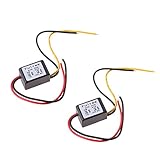 Dolity 2ピース　 DC-DC ステップ　ダウン　パワー　モジュール　 12V (8-20V) 〜 5V 2Aカー電源アダプタ　耐久性 互換性