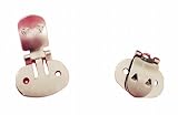 Plus Nao(プラスナオ) シューズクリップ 金具パーツ 2個セット 手芸 DIY ハンドメイド 和洋裁材料 シューズクリップ 蝶ネクタイ ヘアアクセ 2個セット L