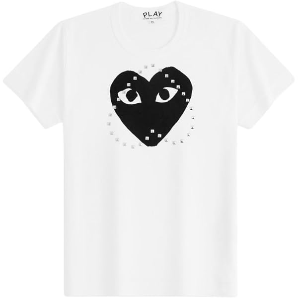 Amazon | [プレイ コムデギャルソン] Tシャツ 長袖 ロンT ブラック