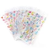 Copeflap 手帳 シール かわいい 12枚 セット 手帳シール デコシール キラキラ デコ ステッカー (パステルカラー)