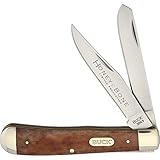 Buck Knives 384brssmトラッパーHoneyボーン