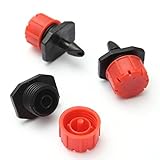 amzmonnsuta 100pcs 調整できる目詰まり防止 庭園の灌漑 流れドリッパーの点滴ヘッド 微小スプリンクラー
