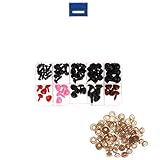 Homyl 約75個入り　プラスチック製　三角形の鼻　ワッシャー　人形　DIY用品　6〜12ミリメートル　安全眼