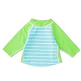 iplay アイプレイ　スイムスーツ　Classic Three Quarter Sleeve Rashguard Shirt　【 770103-638-45 】 (サイズ：24m カラー： Aqua