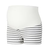 (ピジョン)pigeon パイル リラックス 妊婦帯 パンツ ボーダー(産前-産後)(GY-グレー、M-L)