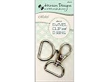 Atkinson Design ATK511 Nickel Swivel Clip & D Ring [並行輸入品]