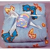 IDM Group Care Bears Fleece Baby Blanket - Baby Blue by IDM Group