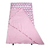 Wildkin Big Dot Pink and White Easy-Clean Nap Mat, One Size [並行輸入品]
