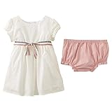Little Wonders Infant Girlsアイボリードット夏ドレス US サイズ: 0-3m
