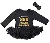 Kirei Sui(ｷﾚｲｽｲ) ベビー服 First New Yearドレス ボディースーツ ブラックＬ