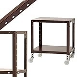 スマートラック NSTRK-027 幅45×奥行45×高さ49.5cm 2段 ブラウン 80㎏/全