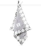 リトルジラフ ミニブランケット シェニール アーガイル ブランキー(シルバー) lg0834-03 持ち運びに便利なミニサイズのブランケット 【正規代理店輸入】