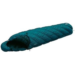 Mont-bell DownHugger 800 #3 Sleeping Bag (Minimum Use Temperature: -2°C), Balsam, Large Zip, BASM (1121291-BASM)