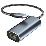 USB C LAN変換アダプター 2.5Gbps 超高速通信 Aibilangose 有線LANアダプター イーサネットアダプタ USB-C to RJ45 ギガビットイーサネットType-C LANイーサネットコンバータ iPhone 15/MacBook/iPad Pro/Windows/Android/他のタイプC デバイス対応