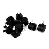 uxcell　キャスター スレッドステムキャスターホイール　　8mmスレッドステム 4cm直径 10個入り