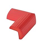 Kesoto ゴムフォーム製　子供用　テーブル コーナー プロテクター　衝突防止　コーナーガード 　赤ちゃん　 安全デスクコーナー　 両面テープ付き 　10個セット　多色可選択　 - レッド