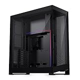 Phanteks NV5 (PH-NV523TG_DBK01) ショーケース ミッドタワーシャーシ 高風量パフォーマンス D/A-RGB一体型照明 シームレス強化ガラス設計 8つのファンポジション ブラック