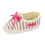 Tovadoo スリッポン　ズック　子供靴　乳児靴　ベビーシューズ　縞模様　リボン付き　つま先保護　通気性よい　履きやすい　履き心地良い　可愛い　おしゃれ　通園 通学　ビーチ　旅行　遊園地　シンプル　