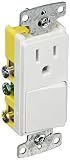 HUBBELL WIRING GIDDS-606075 Rocker Combo Switch And Receptacle 15A White by Hubbell Wiring