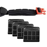 ヘルメットあごパッド、あごベルト吸汗パッド、発泡パッド、パッド、交換品、吸汗パッド、抗菌防臭、肌に密着、通気、自転車、バイク、仕事、4点セット（ブラック）
