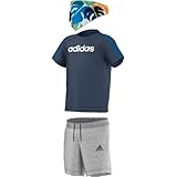 adidas （アディダス） ベビー服 上下セット Baby/Infant Tシャツハーフパンツ ギフトパック AJ7359 ミネラルブルーS16/ショックブルーS16 【2016SS】 AJ7359