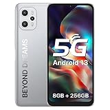 UMIDIGI F3 Pro 5G スマートフォン SIMフリー Android スマホ 14GB+256GB 8コアのDimensity 700 5G CPU NFC 6.6"HD大画面 2K 48MP+8MP+5MP 6000mAh ゲーミング 顔認証/サイド指紋解除 OTG対応 技適認証済み日本語ガイド書 ブラック マットシルバー