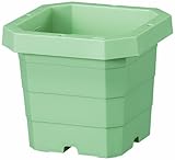 大和プラスチック つる鉢(角型) 6号 φ180×H160 グリーン