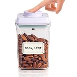 iChewie - BopTop（1点）密閉食品保管容器 - メカニカルシリコンシールキャニスター - BPAフリー - 約900ml